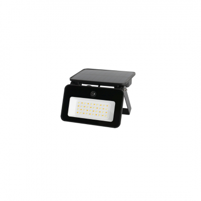 Faro solare nero 10W 1000lumen