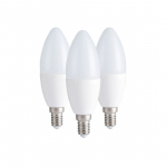 Kit 3 lampadine oliva E14 8W luce