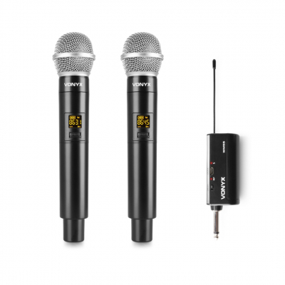 Set microfonico in banda UHF+2 radio