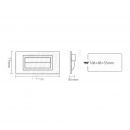 Segnapasso Led 1.5W da incasso