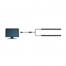 Kit striscia LED Bianco caldo 5Vdc
