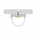Profilo alluminio argento 2m IP65