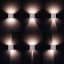 Applique LED 10W 230Vac Bianco caldo