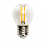 Lampadina a filamento globetto E27