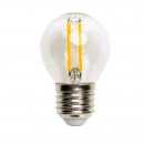 Lampadina a filamento globetto E27