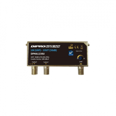 Amplificatore da palo 1inUHF 2 OUT