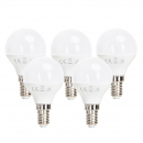 Confezione 5pz. lampade Led E14 6W