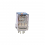 Rele' undecal 3 scambi 12V AC tasto