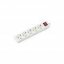 Multipresa 5 posizioni schuko con 3