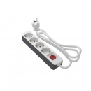 Multipresa 4 posizioni schuko con
