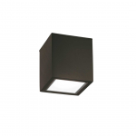 Lampada da soffitto nera attacco