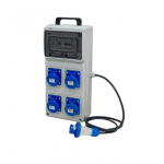 Quadro ASC IP55 con 4 prese industri
