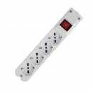 Multipresa 4 posti 10/16A/schuko con
