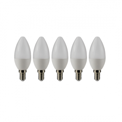 Confezione 5 lampade oliva led