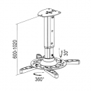 Supporto proiettore da soffitto